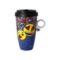 Goebel Mug To Go emoji by BRITTO - I Love You bunt