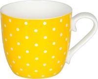 Könitz Kaffeebecher Little Dots gelb