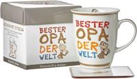 Ritzenhoff & Breker Kaffeebecher Opa im Geschenkkarton Kaffeebecher bunt