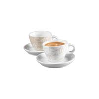 Ritzenhoff & Breker CORNELLO Espresso Set creme 4-teilig Kaffeebecher bunt