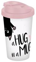 Geda Labels Coffee to go Becher Hug in a Mug 400ml Kaffeebecher bunt