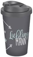 Geda Labels Coffee to go Becher Lieblingsmann 400ml Kaffeebecher bunt