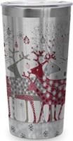 Ppd Edelstahl Isolierbecher Scandic Christmas, 430ml rot