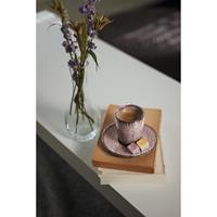 Leonardo MATERA Keramikbecher 430 ml rosa 6er Set Kaffeebecher