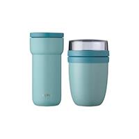 Mepal ELLIPSE Thermo-Lunchset Lunchpot & Becher Nordic Green Isolierbecher türkis