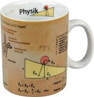 Könitz Kaffeebecher Physik Porzellan Wissensbecher braun
