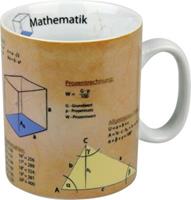 Könitz Kaffeebecher Mathematik Porzellan Wissensbecher braun