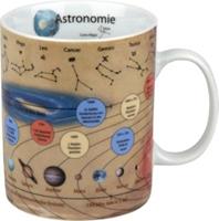 Könitz Kaffeebecher Astronomie Porzellan bunt