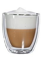 Bloomix Glas Cappuccino Grande, (Set, 4 tlg.), Doppelwandig, 4-teilig