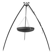 Cookking 200 cm Tripod with 60 cm Natural Steel Wok