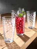 Ritzenhoff & Breker Longdrinkglas »Happy, Hearts«, Glas, 400 ml, 6-teilig