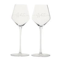 Rivièra Maison Weißweinglas »RM White Wine Glass 2 pcs - 2er Set Weißwein Gläser«, Glas
