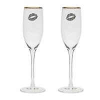 Rivièra Maison Maison champagneglas Kissed from RM (set van 2)