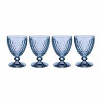 Villeroy & Boch Boston Coloured Rotweinglas 310 ml blau 4er Set Rotweingläser