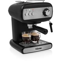 Tristar Espressomaschine CM-2276-DE, mit Tassenwärmer und Milchschaum-Düse, 20-bar