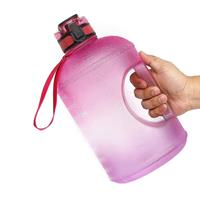 huismerk TT-T585 1 Gallon / 3.78L Sportketel GradiÃ«nt Kleur Plastic Space Bottle Kleur: Roze Paars