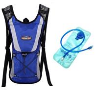 huismerk Outdoor Sports Mountaineering Fietsrugzak met 2L Water Bag(Blauw)