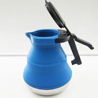 huismerk Keuken opvouwbare siliconen water koffie theepot (blauw)