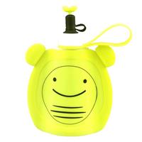 huismerk Childrens Siliconen Kettle Outdoor Portable Sports Inklapbare Waterkoker (Gele Bij)