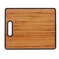 Arte r Bamboe houten snijplank/serveerplank met handvat cm -