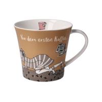 Goebel Coffee-/Tea Mug Barbara Freundlieb - Vor dem Kaffee bunt