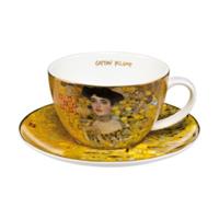 Goebel Tee-/ Cappuccinotasse Gustav Klimt - Adele Bloch-Bauer bunt