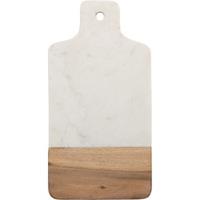 Clayre & Eef Snijplank 39*20*1 cm Beige Keramiek Broodplank Borrelplank Ontbijtplankjes