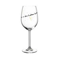 Leonardo PRESENTE Weinglas 'Nimm das Leben leicht' 460 ml Weißweingläser transparent