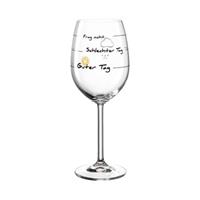 Leonardo PRESENTE Weinglas 'Guter Tag' 460 ml Weißweingläser transparent