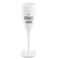 Enjoy2Cook Champagneglas 'Normal Is Boring' - Koziol Cheers No. 1
