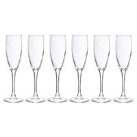 Cosy and Trendy 12x Stuks Champagneglazen/flutes Van 190 Ml - Champagneglazen