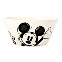 Zak Designs Ontbijtkom Mickey Mouse Junior 17 Cm Zwart/wit