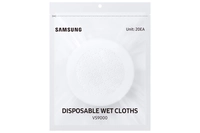 Samsung VCA-SPA90. Geschikt voor type stofzuiger: Steelstofzuiger, Type product: Vochtige doekjes, Kleur van het product: Wit. Diameter: 15 cm. Breedte verpakking: 186 mm, Diepte verpakking: 32 mm, Ho