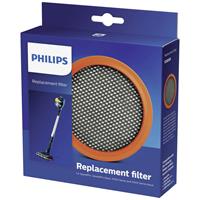 Philips Accessoire voor steelstofzuigers. Geschikt voor type stofzuiger: Steelstofzuiger, Type product: Filter, Kleur van het product: Zwart. Aantal schuimrubber filters: 1 stuk(s)
