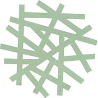 Krumble Pannenonderzetter rond - 20 cm - Silicoon - Groen