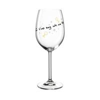 Leonardo PRESENTE Weinglas 'Zu Vino sag ich nie No' 460 ml Weißweingläser transparent