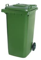 SULO Müllgroßbehälter 240 l HDPE grün fahrbar, nach EN 840