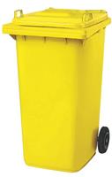 Sulo - Müllgroßbehälter 240 l HDPE gelb fahrbar, nach EN 840