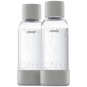Mysoda PET-fles 0,5L Bottle 2 pack Gray Grijs
