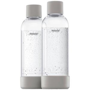 Mysoda PET-fles 1L Bottle 2 pack Dove Lichtgrijs