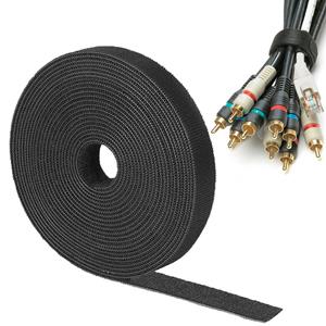 Awemoz Velcro Kabelbinders 12 Meter Lang - Zwarte Kabel Organiser - Kabel Management - Cable Organizer