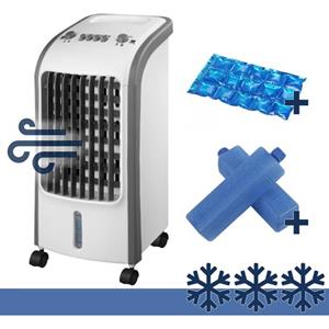 Ventilator - Luftkühler - Mobile klimaanlage ohne Abluftschlauch - Energiesparsames Klimagerät mit Kühlfunktion - Weiß - white - Maxxhome