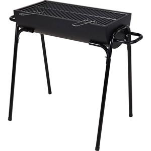BBQ Houtskoolbarbecue Op poten - 88cm - Grilloppervlak 60x29 cm - Zwart
