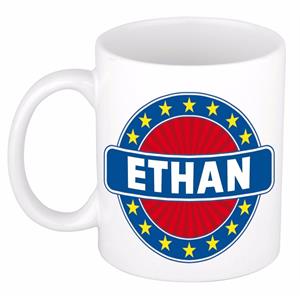 Bellatio Ethan naam koffie mok / beker 300 ml - namen mokken