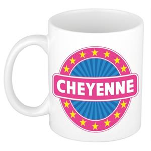 Bellatio Cheyenne naam koffie mok / beker 300 ml - namen mokken