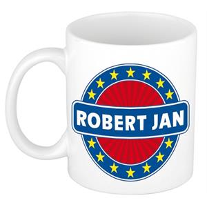 Bellatio Robert Jan naam koffie mok / beker 300 ml - namen mokken