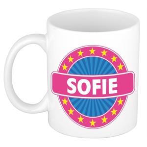 Bellatio Sofie naam koffie mok / beker 300 ml - namen mokken