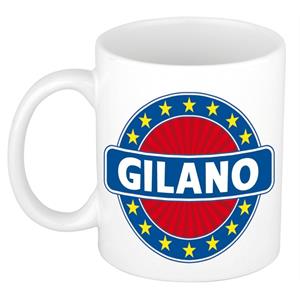 Bellatio Gilano naam koffie mok / beker 300 ml - namen mokken