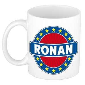 Bellatio Ronan naam koffie mok / beker 300 ml - namen mokken