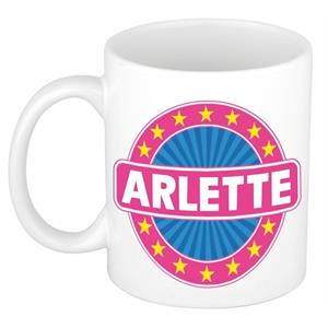 Bellatio Arlette naam koffie mok / beker 300 ml - namen mokken